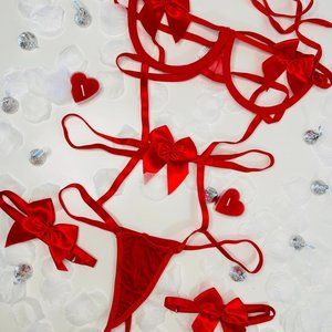 Classic Sexy Butterfly Knot Hollow Out Sexy Lingerie
